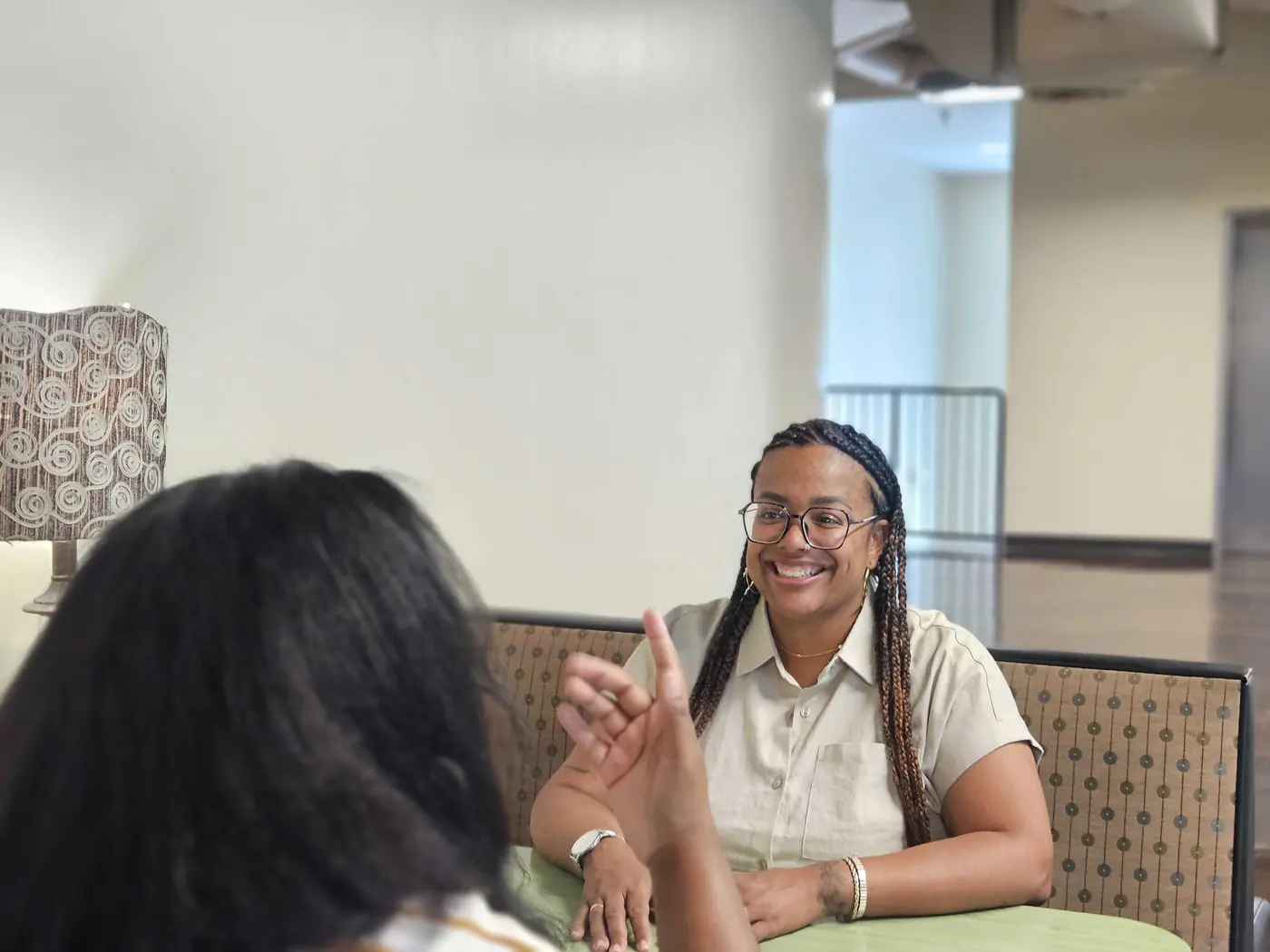 A coaching conversation — two people, one honest question